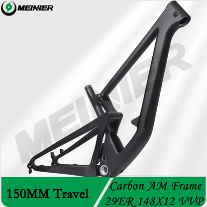 Carbon MTB Full Suspension Mountain Bike Frame Travel 150mm VPP Disc Brake Bicycle Frame Boost 148mm Bike Frame 29er Thru Axle