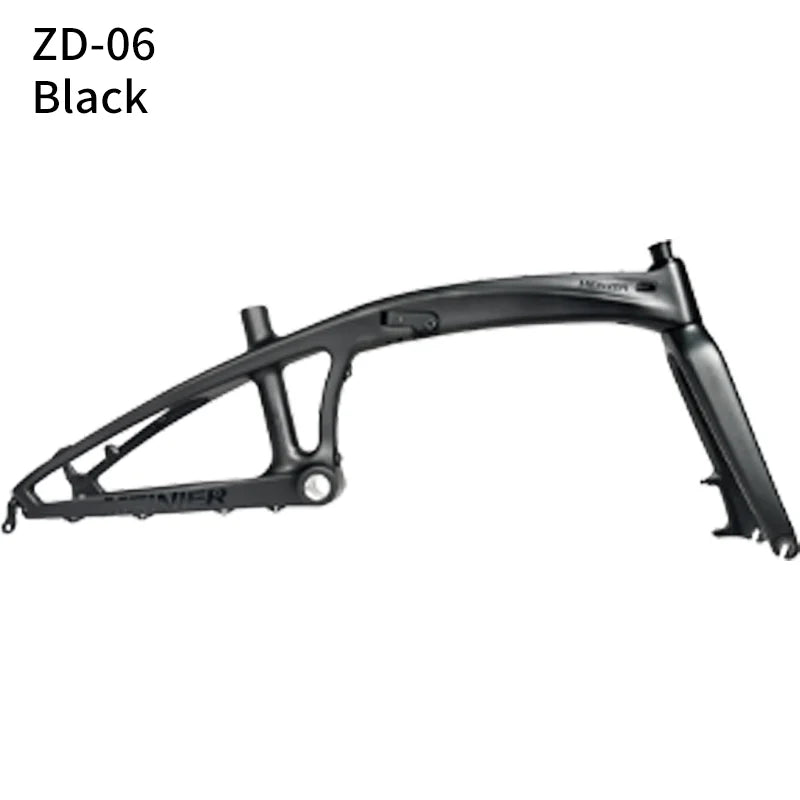 Full Carbon Folding Bike Frame 20inch Disc Brake For MTB 406 or Road 451 Tires Carbon Fiber 20 Folding Bike Frame Fork