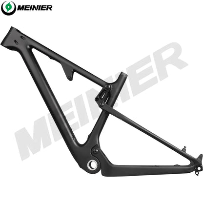 Full Carbon Suspension Bike Frame 29er MTB Thru AXle BOOST Carbon Fiber Suspension Mountain Bikes XC 100mm Travel Bicycle Frame