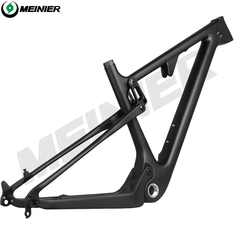 Full Carbon Suspension Bike Frame 29er MTB Thru AXle BOOST Carbon Fiber Suspension Mountain Bikes XC 100mm Travel Bicycle Frame