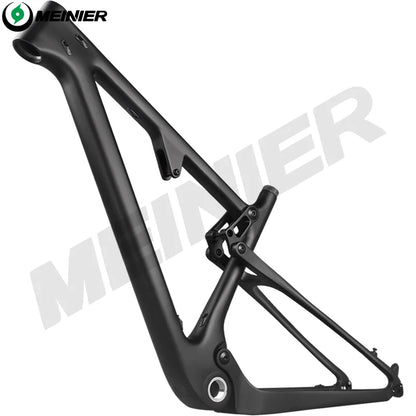 Full Carbon Suspension Bike Frame 29er MTB Thru AXle BOOST Carbon Fiber Suspension Mountain Bikes XC 100mm Travel Bicycle Frame