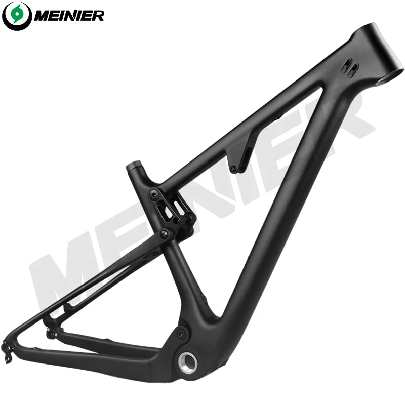 Full Carbon Suspension Bike Frame 29er MTB Thru AXle BOOST Carbon Fiber Suspension Mountain Bikes XC 100mm Travel Bicycle Frame