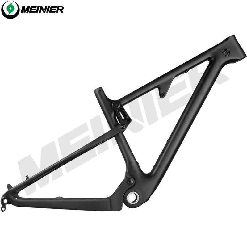 Full Carbon Suspension Bike Frame 29er MTB Thru AXle BOOST Carbon Fiber Suspension Mountain Bikes XC 100mm Travel Bicycle Frame