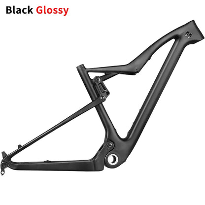 carbon mtb frame 29 full suspension mtb frame 100mm Frame  Rear Shock Travel Length 165mm Bushing 22mm