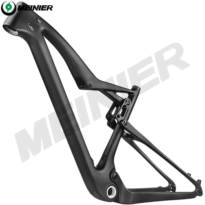 carbon mtb frame 29 full suspension mtb frame 100mm Frame  Rear Shock Travel Length 165mm Bushing 22mm