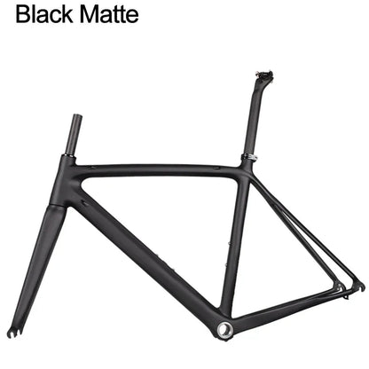 Customized Color carbon bike frames for road bicycles road frame  T1000 Carbon Fibre  700C V-Brake Di2 And Mechanical Both