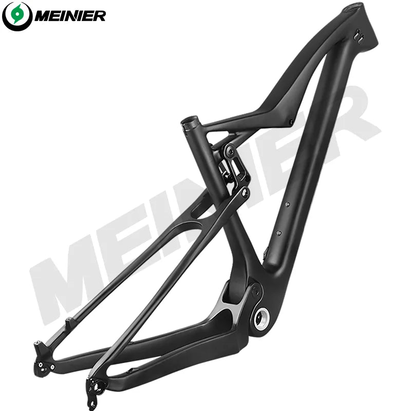 carbon mtb frame 29 full suspension mtb frame 100mm Frame  Rear Shock Travel Length 165mm Bushing 22mm