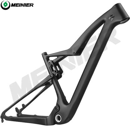 carbon mtb frame 29 full suspension mtb frame 100mm Frame  Rear Shock Travel Length 165mm Bushing 22mm