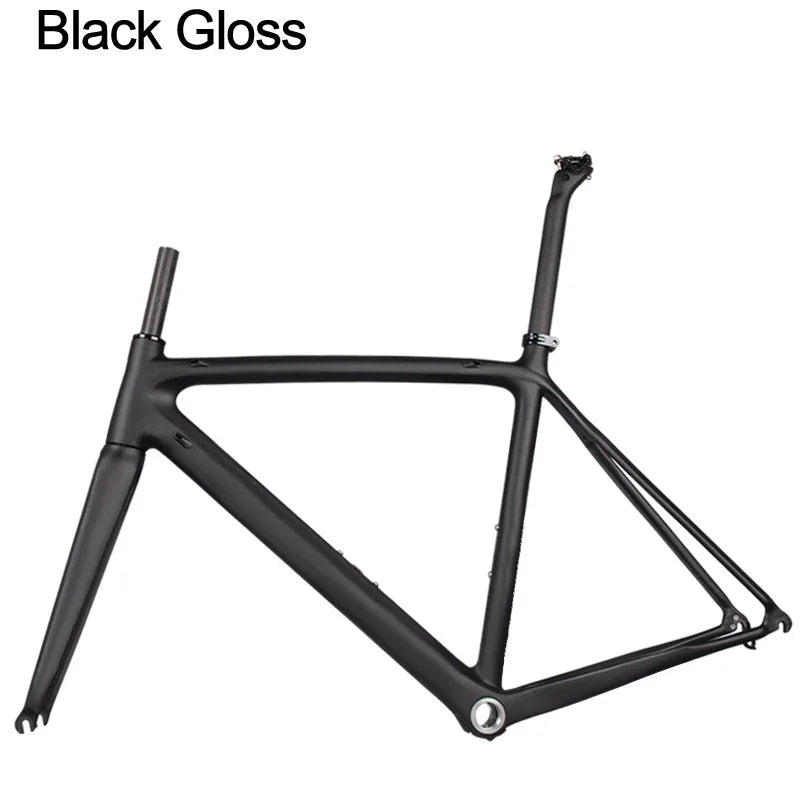 Customized Color carbon bike frames for road bicycles road frame  T1000 Carbon Fibre  700C V-Brake Di2 And Mechanical Both