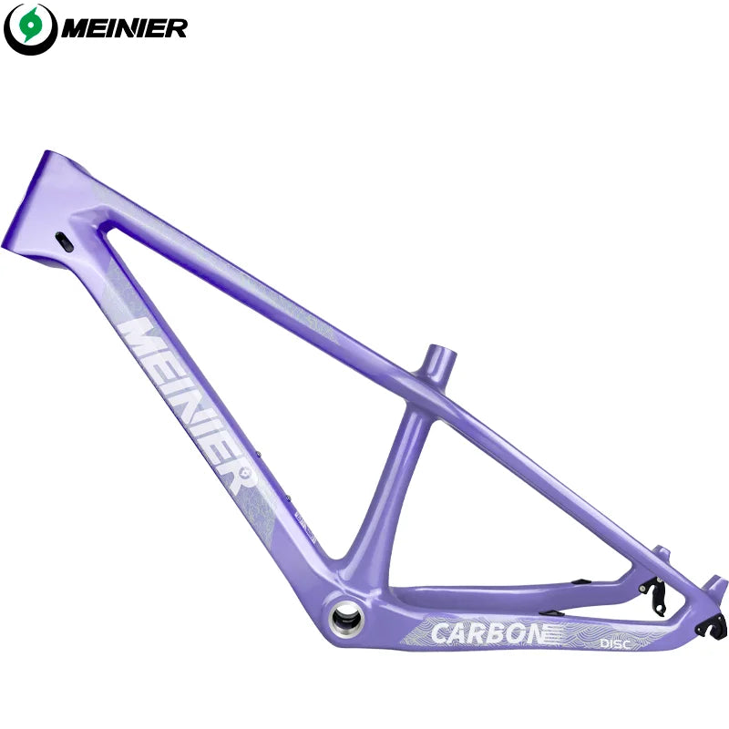 MEINIER 24 inch carbon bicycle frame 24er mtb Carbon kid student bike Frameset Single Chainring 24 Carbon Junior Kids Bike Frame