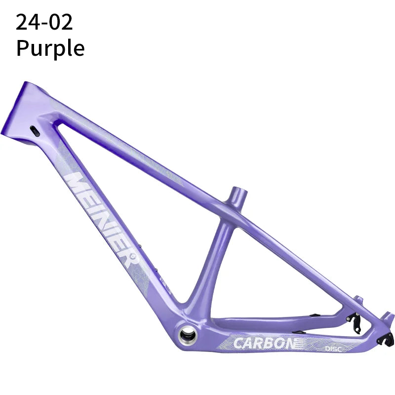 MEINIER 24 inch carbon bicycle frame 24er mtb Carbon kid student bike Frameset Single Chainring 24 Carbon Junior Kids Bike Frame