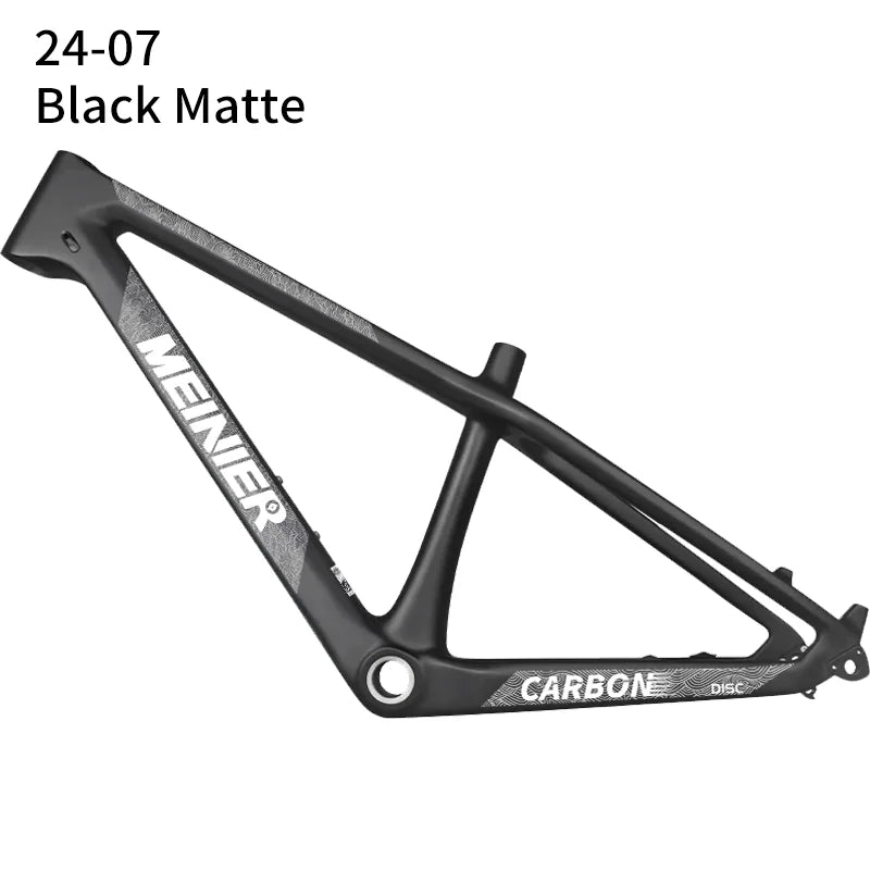 MEINIER 24 inch carbon bicycle frame 24er mtb Carbon kid student bike Frameset Single Chainring 24 Carbon Junior Kids Bike Frame