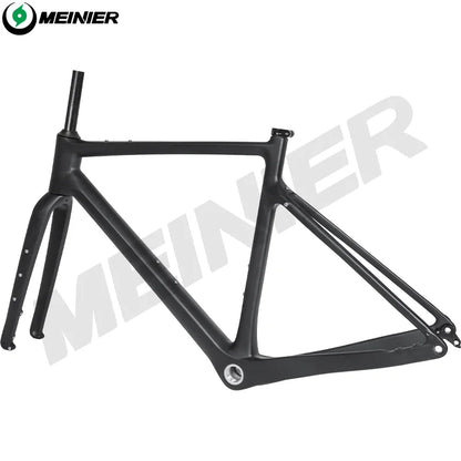 T1000 Carbon Gravel Frame 700C*47C BSA Flat Mount Disc Brake Gravel Bicycle Frameset Road Bike Frame Cyclocross Bike